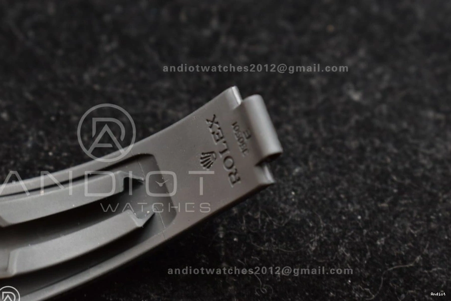 126655 Ceramic Edition Rubber VS3235 Oysterflex on Strap Bezel Yacht-Master Black Best VSF 1:1 0318